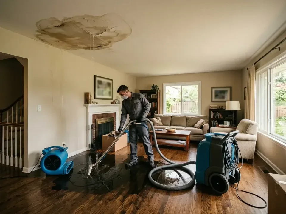 attic-pipe-burst-ceiling-drip-008 — frequently asked questions, Water Damage Restoration & Carpet Care in Broadview Park, FL